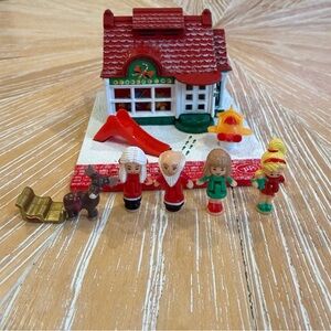 RARE 1993 COMPLETE Holiday Toy Shop Polly Pocket Bluebird